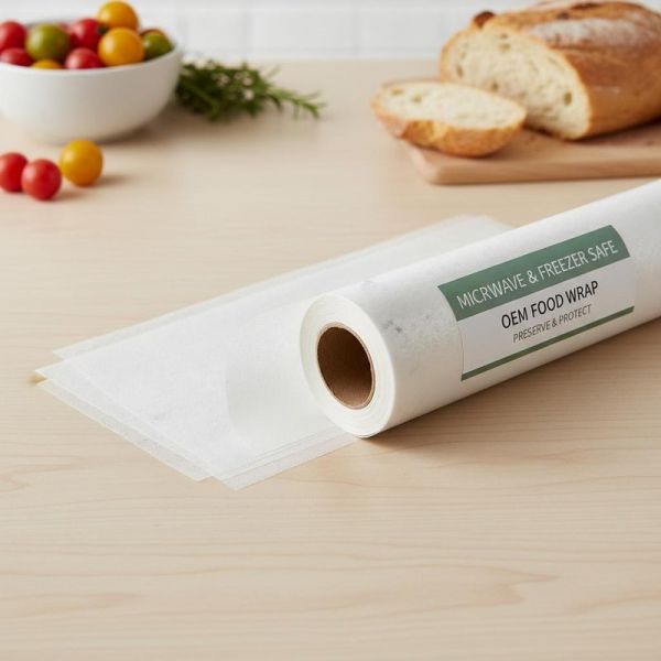 Custom OEM Microwave Safe Food Grade Wrapping Paper for Food Storage and Preservation