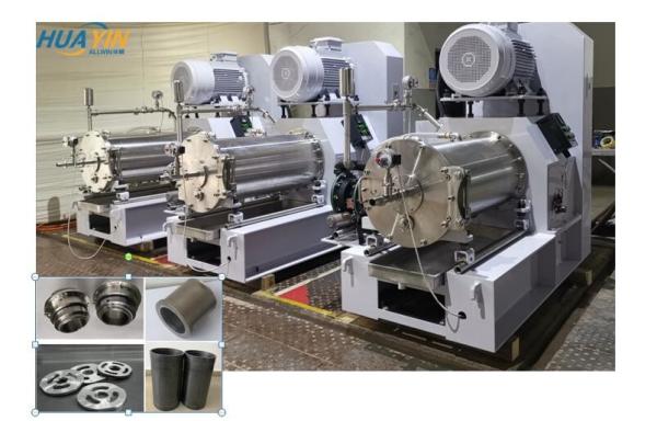 Durable Static Discharging 100L Sand Mill Machine 1000kg Wet Grinding Mill