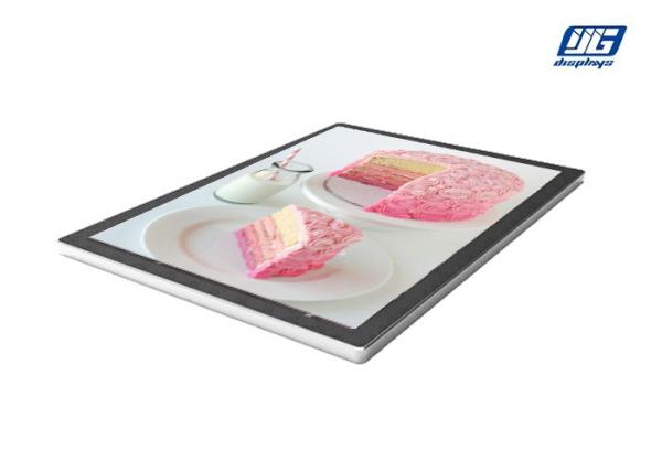 LED Aluminum Suction Edge Lit Magnetic Light Box Black / Siliver Color