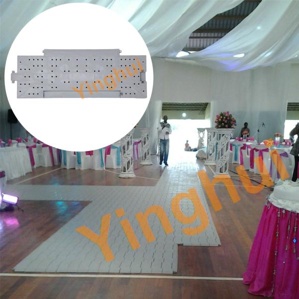 Outdoor Tent Flooring Heavy Duty Plastic Temporary Floor Covering for Party, Concert,  Banquet, Wedding