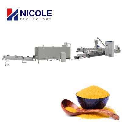 Linha de processamento de arroz artificial multifuncional de aço inoxidável 300 kg/h