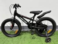 Children Big Fat 4 Wheel Yellow Sporty Kids Bike With Training Wheel