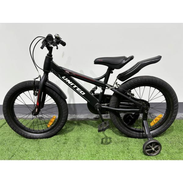 Дети Большой толстый 4-колесный желтый спортивный детский велосипед с тренировочным колесом