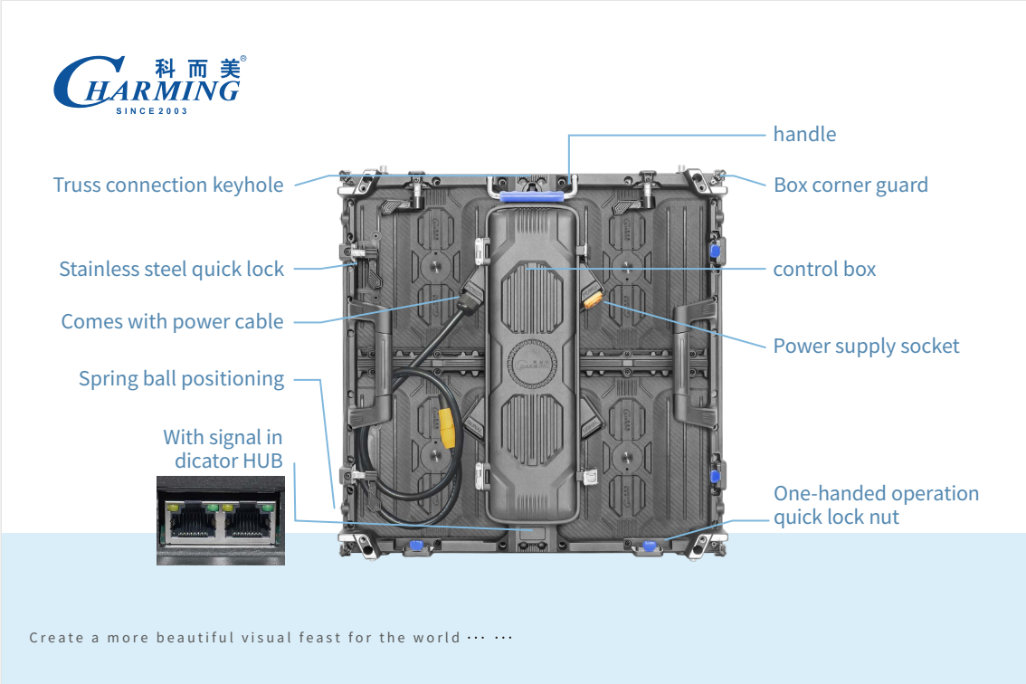 Stage Led Rental Screen Led Display Screen 500*500mm 500*1000mm Led Wall Outdoor Led Screen Waterproof Led Display