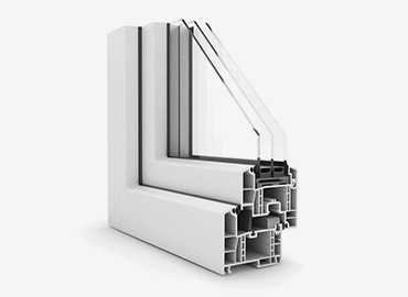 Máquina de fabricación de perfiles de esquina de PVC con dos pistas independientes y 55 kW de potencia del motor