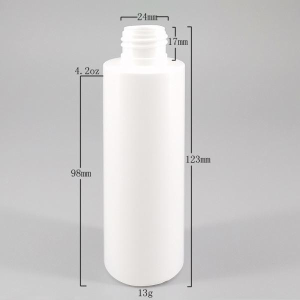 Cylinder Plastic Spray 120ml 4oz Cosmetic Lotion Bottle