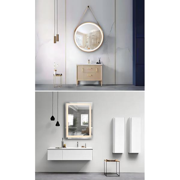 5005 Vanity Led Mirror Light Para Banheiro Redondo Quadrado 3000K-6000K