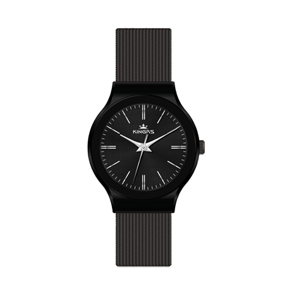 Quartz Stainless Steel Wrist Watch , Metal Strap Watches For Men