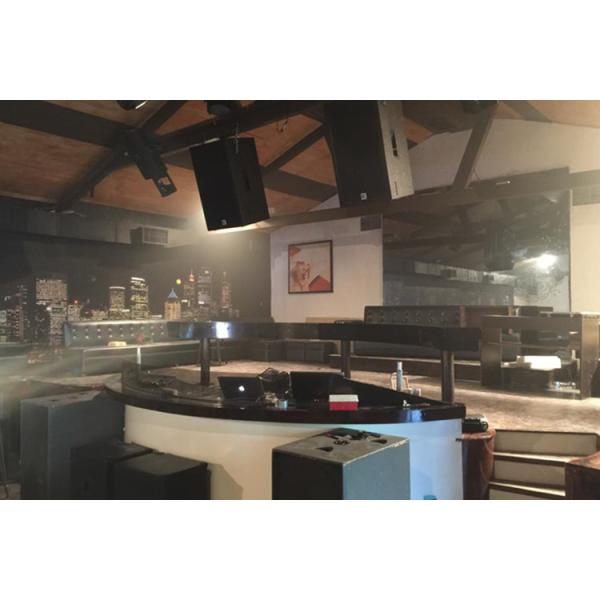 Big Dual Powered Subwoofer Bank Speaker Dj Sound System Plywood Enclosure