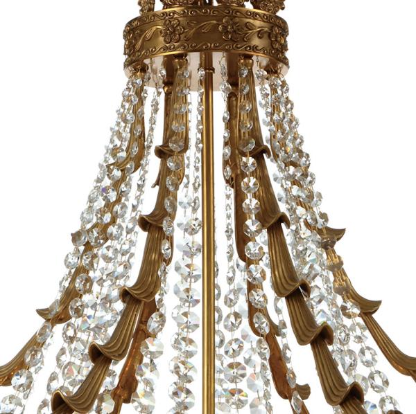 Spray paint brass chandelier Lighting Fixtures Project Hotel (WH-CP-31)