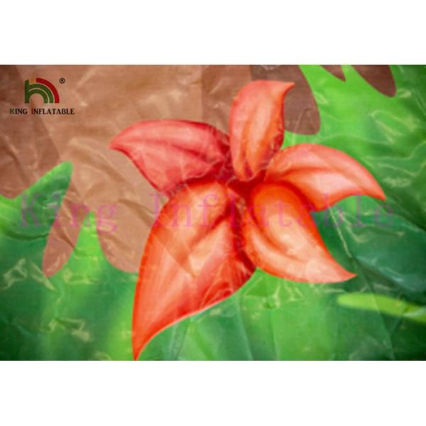 Corrediça seca inflável do PVC do vulcão redondo/corrediça da explosão para o negócio alugado