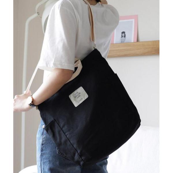 Korean Canvas Shoulder Bag Zipper Luxury Women Bags Designer Women Messenger Bag Female Simple Handbag Letter Printing tote