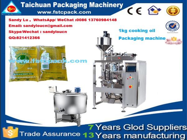 Automatic cooking oil packaging machine ,Hot sell vegetable oil packing machine