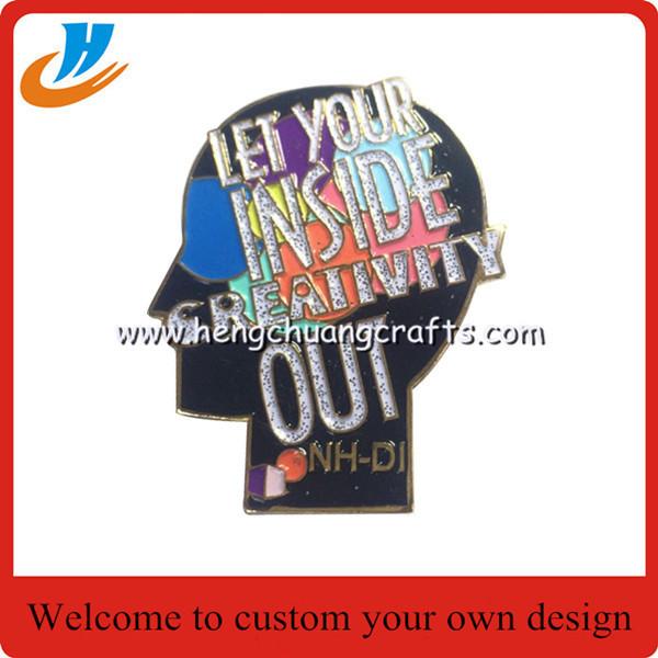 Best selling products cheap wholesale custom die cast metal badge lapel pin