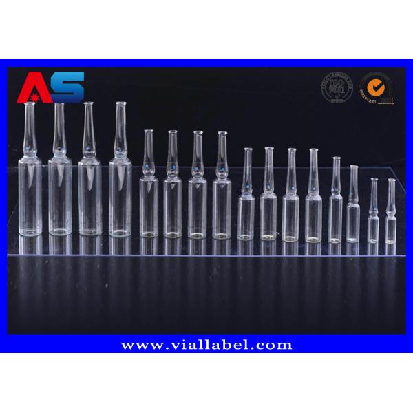 Изготовленные на заказ печатая ампулы 1ml 2ml 3ml 5ml 10ml 20ml впрыски мини ясные стеклянные