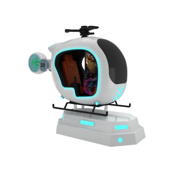 Indoor Shopping Mall Helicopter Arcade Machine VR Small Plane For Children 1.5KW