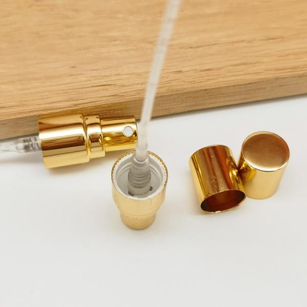 12mm 13mm Aluminum Perfume Sprayer Pump Atomizer Half Cap Screw For Glass Vial