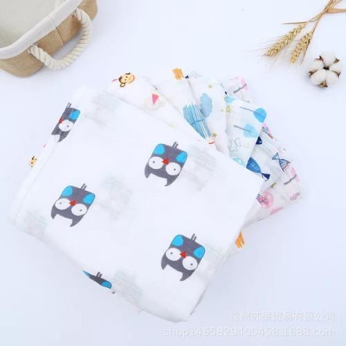 Comfortable Muslin Receiving Blankets Safe Healthy Multi Use 98*74 Mesh