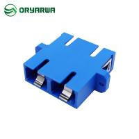 Le type d'une seule pièce l'adaptateur optique 5.9N de fibre brident adaptateur duplex de Sc avec le volet