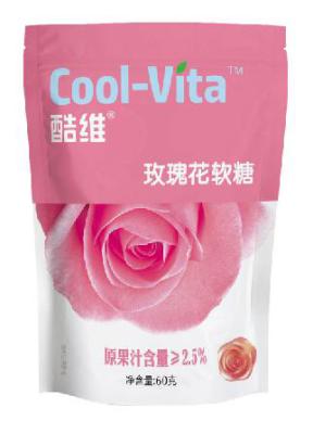Skin Improving Soft Jelly Pectin Gummy Candy With Rose Extract Flower Shape