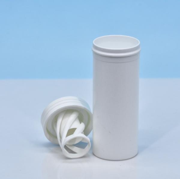 Portable Medicine Effervescent Tablet Plastic Tube with Desiccant Caps