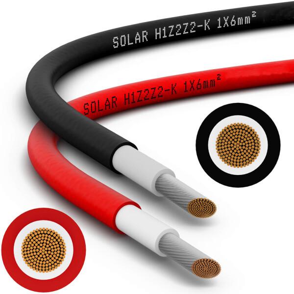 XLPO Outer Sheath Material Solar PV Cable 6mm2 Diameter 25 Year Lifespan