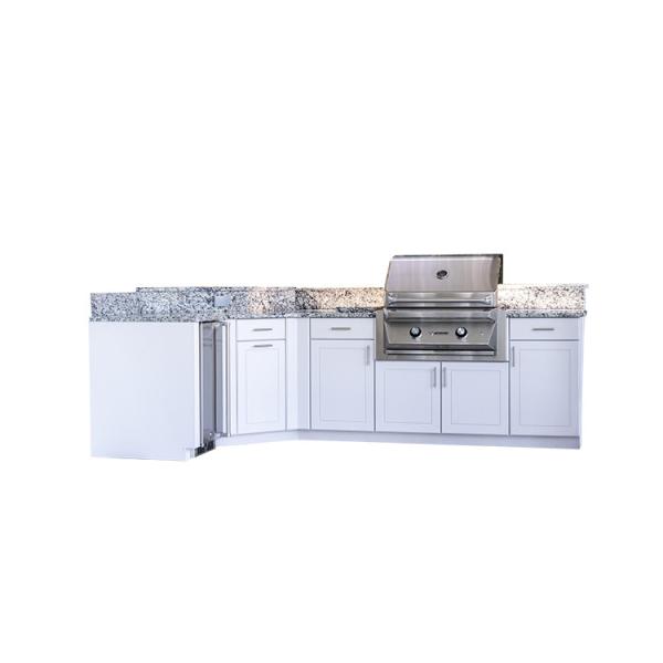 O armário de cozinha de aço inoxidável dos projetos modernos de JOYEDA ajusta-se exterior