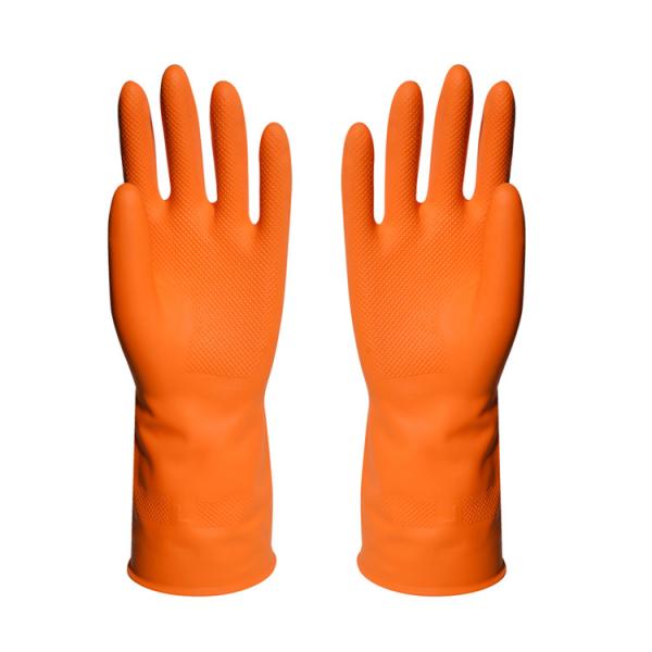 Перчатки латекса домочадца водоустойчивых перчаток кухни резиновых прочные для очищать