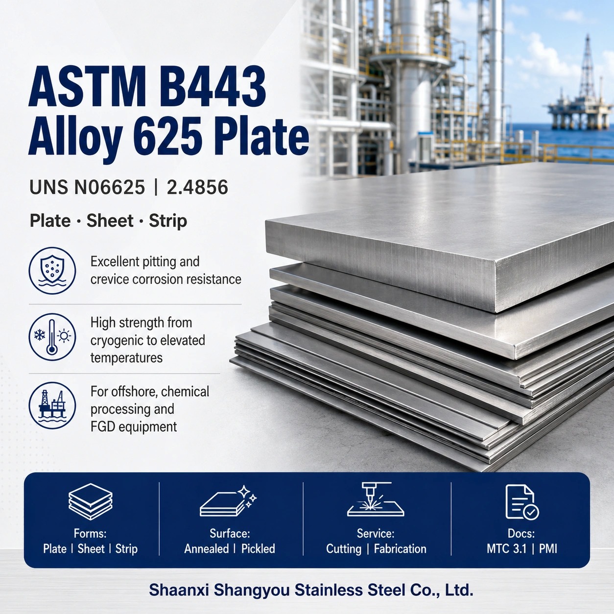 Nickel Alloy 625 | UNS N06625 | 2.4856 | Inconel 625