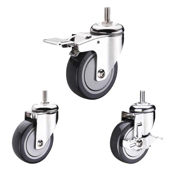 4 дюйма полиуретановые каскады, стильно спроектированные для тяжелых грузов