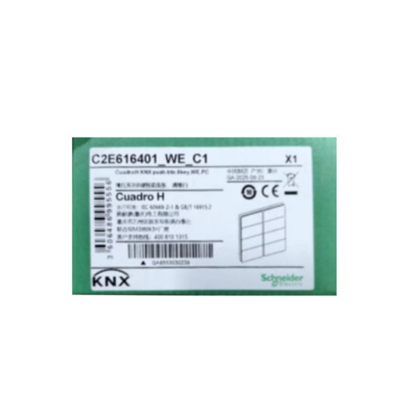 Schneide Electric Cuadro H KNX Push Button Panel 8 Gang C2E616401_WE_C1 IP20 Rating