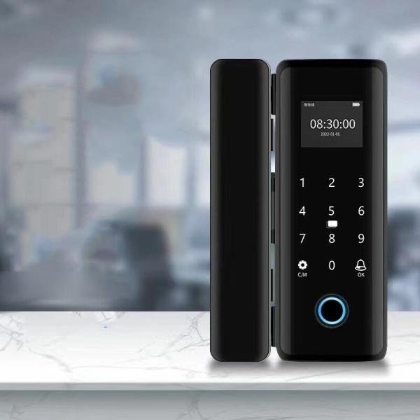 Interior Smartkey Glass Door Wireless Fingerprint Lock Remote Control oem