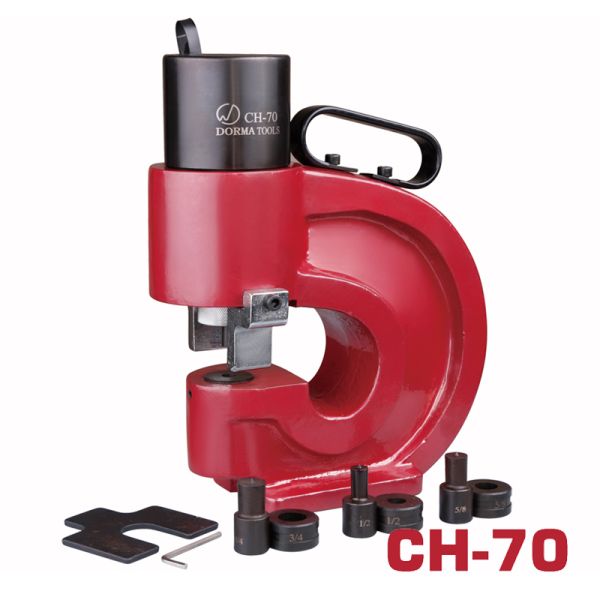 CH70 Hydraulic Punching Machine with 35T Output and 110mm Depth of Throat for Precise Hole Cutting in Metal Sheets