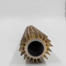 DELLOK HF Welded Twisted Strips TP316L SS Longitudinal Finned Tube