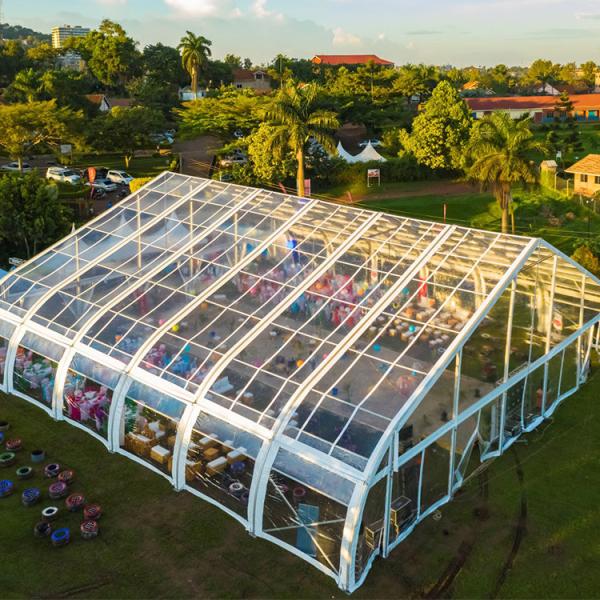 Barracas exteriores 100 a do evento de Hengnuo telhado 1500 da forma de Arcum da pessoa