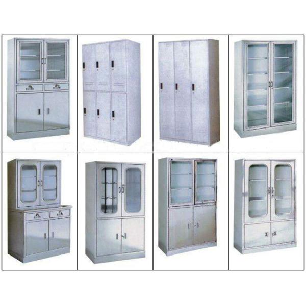 Steel Or Iron Hospital Bedside Cabinet Wardrobe Cabinet With Locks ( ALS - CA006)