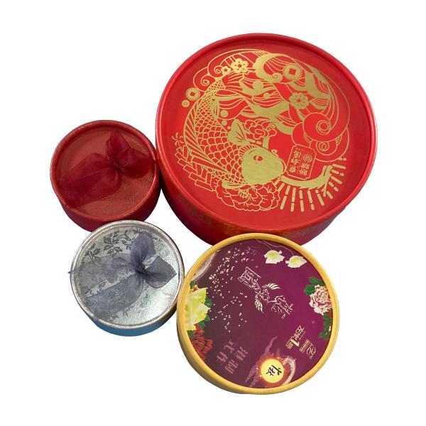 Wholesale Customized Cheap Folding Color Kraft Packaging Box Cosmetic Paper Cylindrical Round Cardboard Tube Packing Box