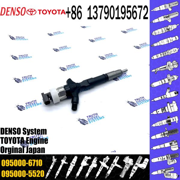 23670-39265 23670-30290 23670-39165 Genuine diesel fuel injector 095000-7810 0950007810 095000-7820 095000-7010 095000-6