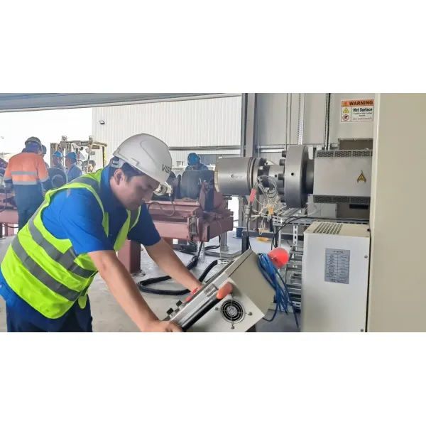 Automatic Single-Screw HDPE Pre-Insulated Pipe Machine with Vacuum Sizing for Polyurethane Foam Pipe Production