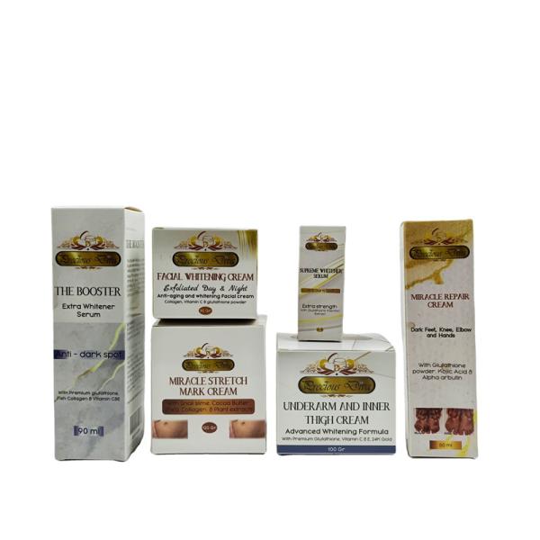SGS CMYK Paper Cosmetics Packaging Boxes 2oz 60ml 30ml Foil Stamping
