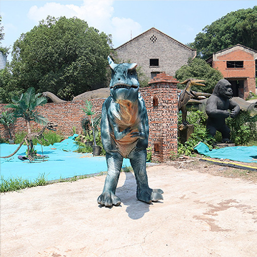 Interactive Stage Performance Animatronic Walking T Rex Costume Customized