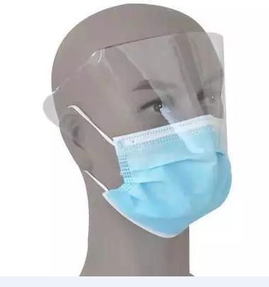 Latex Free Hypoallergenic Surgical Mask With Double Side Anti Fog Splash Shield