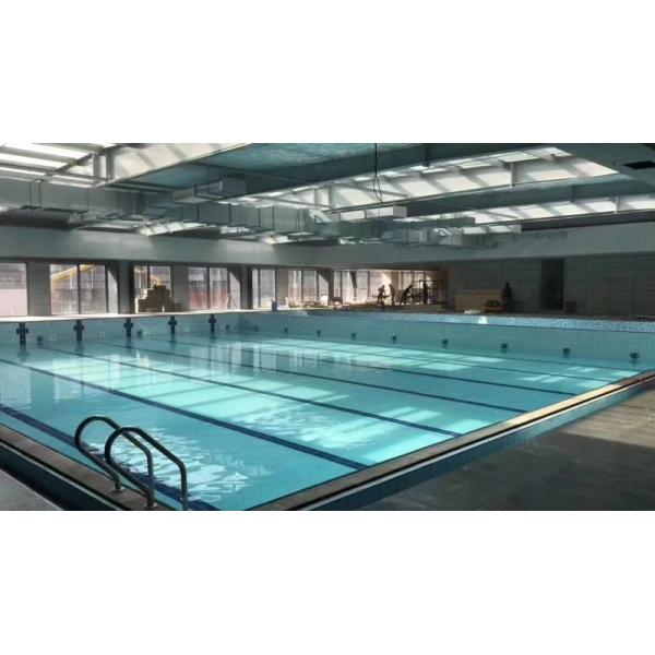 Meeting High COP 42KW Low noise EVI Air to Water heat pump used in Hotels Sauna Spa and swimming pool heater