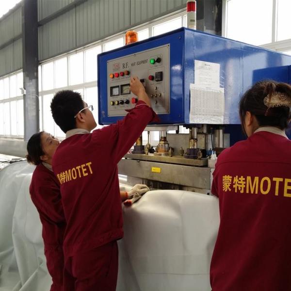 Cubierta de biogás de membrana simple, lámina de PVC personalizada para tanques de acero u hormigón