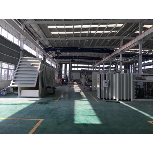 Chambre froide de conteneur de contrôle de PLC de 72KW R404A avec le refroidisseur de vide