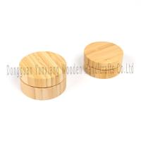Couvercle en bois écologique de bambou pour pot en verre de crème pour le visage, crème hydratante, lotion