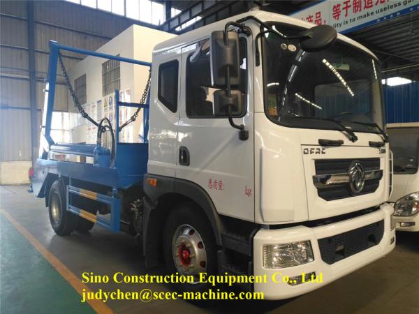 Special Purpose 10m3 Swing Arm Garbage Truck DF Or HOWO 4x2 Chassis 226hp