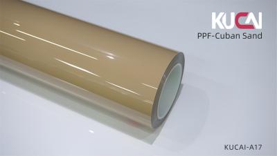 TPU Cuban Sand Yellow Color PPF Film For Car Self Healing Gloss Or Matte Finish
