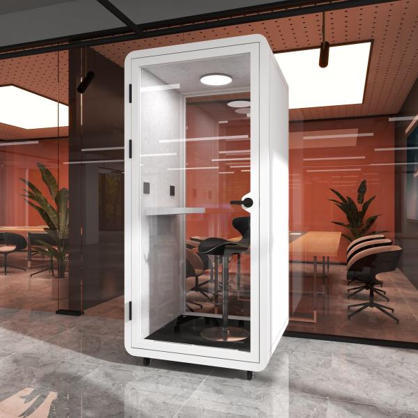 Soundproof Office Pod K105 Customizable Portable Business Booth Modular Cabin