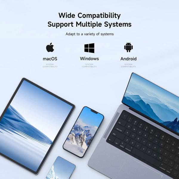 USB-C Type-C на двойной HDMI MST мультимониторный адаптер 4K 60Hz для Windows Android Mac OS